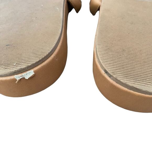 Madewell The Walker Slide Desert Camel Brown Leather Slide Sandal size 9 - Picture 11 of 12